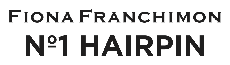 logo FionaFranchimon - n01 Hairpin - black